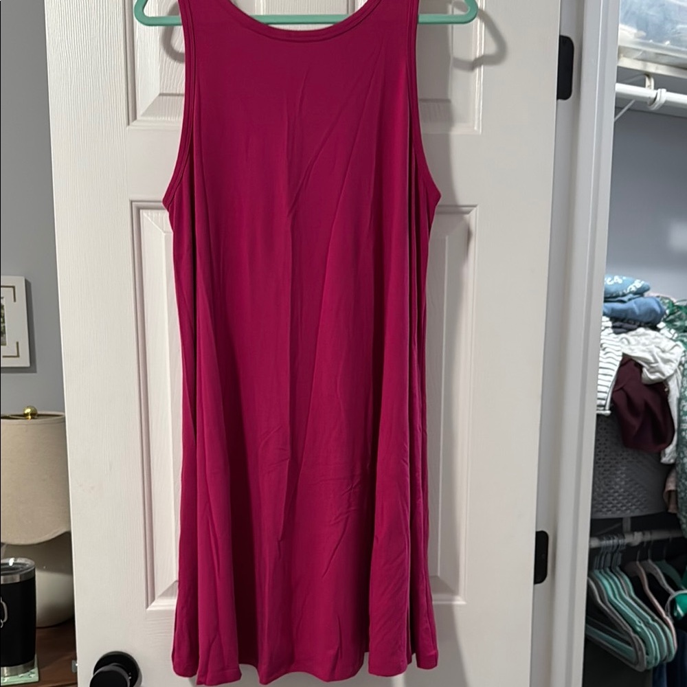 Sleeveless Pink Dress